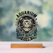 Aquarium Chat de mer profond Graphique de chat drô (Neutre)