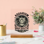 Aquarium Chat de mer profond Graphique de chat drô (Mariage)