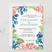 Aquarium coloré Faire-part de mariage (Devant)