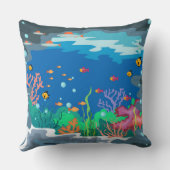 Aquarium Coussin décoratif (Verso)
