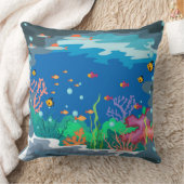 Aquarium Coussin décoratif (Couverture)