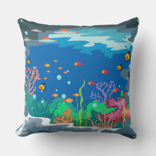 Aquarium Coussin décoratif