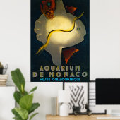 Aquarium de Monaco Adverteren Poster (Thuiskantoor)