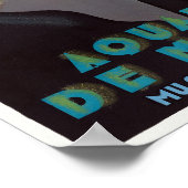 Aquarium de Monaco Poster vintage 1926 (Coin)