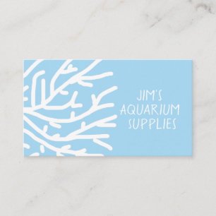 Aquarium- en petvisbenodigdheden visitekaartje