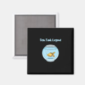 Aquarium Keeper - vistankregel Magneet (Voorkant / Achterkant)