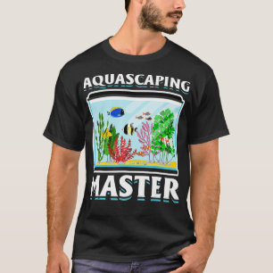 Aquarium-Mannen voor de Humor van Aquascaper T-shirt