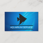 Aquarium Marine Cartes de visite (Devant)