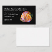 Aquarium-onderhoud en -service visitekaartje (Voorkant / Achterkant)