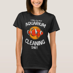 Aquarium-reinigingsaquarist T-shirt