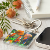 Aquarium Thema Fish Tank Sleutelhanger (Voorkant Rechts)