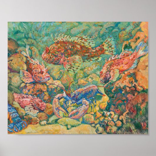 aquarium | Theo van Rysselberghe Poster (Voorkant)