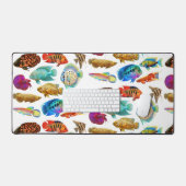 Aquarium tropical coloré Poisson (Clavier et souris)