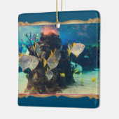 Aquarium vis keramisch ornament (Links)