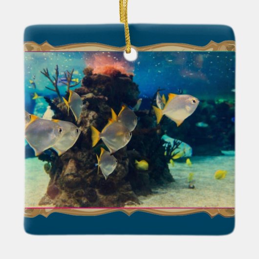 Aquarium vis keramisch ornament (Voorkant)