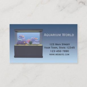 Aquarium vis visitekaartje