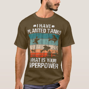 Aquarium  visaquasacping Retro Aquarist T-shirt