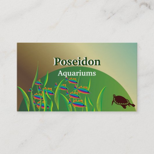 Aquarium Visitekaartjes (Voorkant)