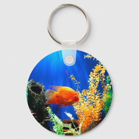 aquarium vistank sleutelhanger (Voorkant)