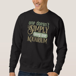 Aquarium voor de visserij trui
