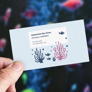 Aquariumdiensten - Fish & Coral Visitekaartje