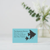 Aquariumonderhoud Visitekaartje (Staand voorkant)