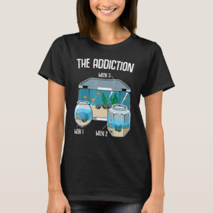 Aquariumvis Hobbyist Aquarist Aquascaping Fan W T-shirt