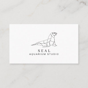 Aquariumzegel Visitekaartje