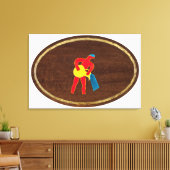 Aquarius 2008 canvas afdruk (Insitu (Woonkamer))