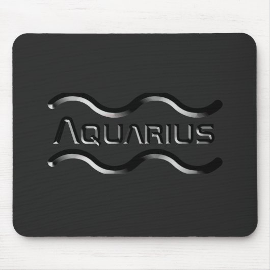 AQUARIUS, abstract ontwerp van het sterrenbeeld, Muismat (Voorkant)