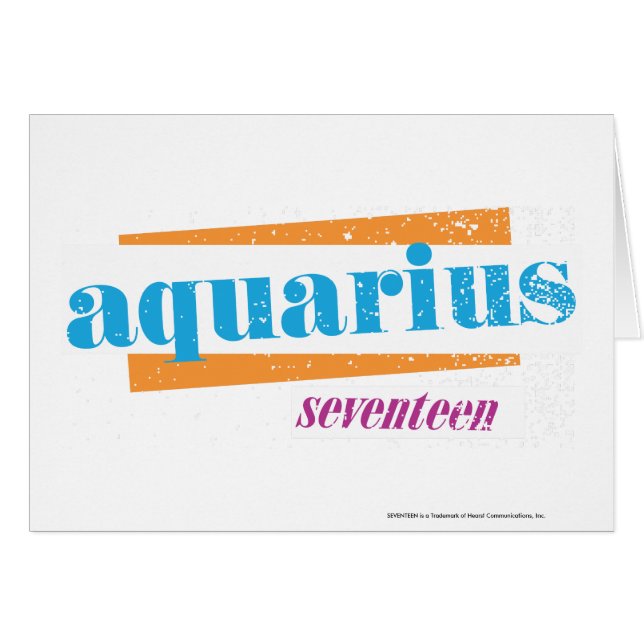 Aquarius Aqua (Voorkant Horizontaal)