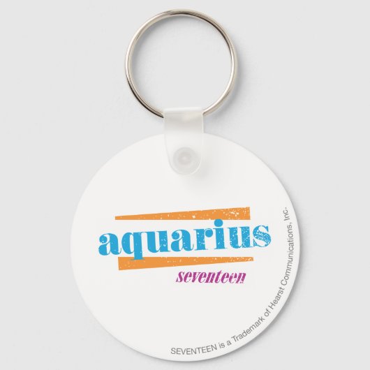 Aquarius Aqua Sleutelhanger (Voorkant)