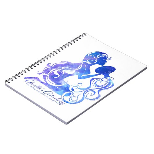 Aquarius Astrology-laptop Notitieboek (Linkerzijde)