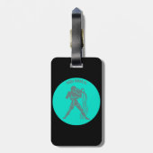 Aquarius Bagagelabel (Achterkant verticaal)