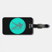 Aquarius Bagagelabel (Achterkant horizontaal)