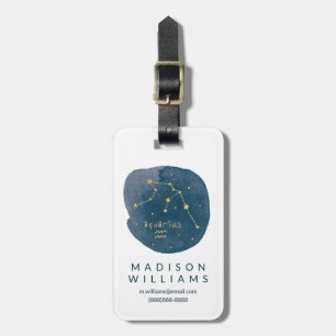 Aquarius Bagagelabel
