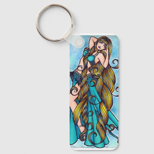 Aquarius Belly Dancer Sleutelhanger (Voorkant)