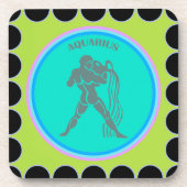 Aquarius Beverage Coaster Bier Onderzetter (Voorkant)