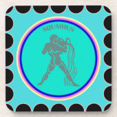 Aquarius Beverage Coaster Bier Onderzetter (Voorkant)
