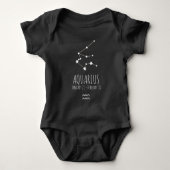 Aquarius Birth Sign | Zodiac Constellation Romper (Voorkant)