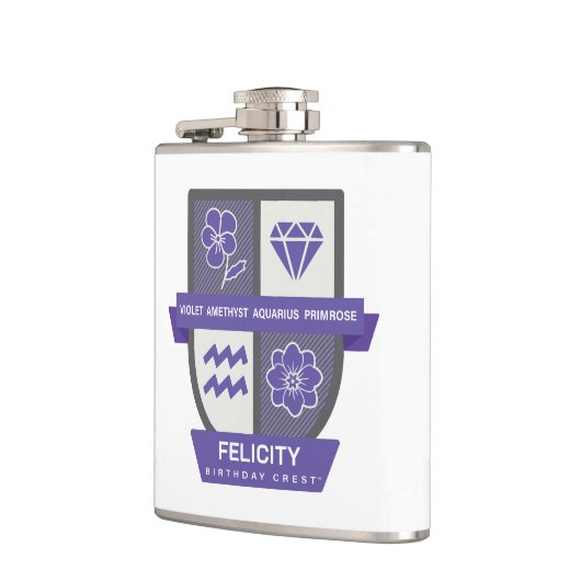 Aquarius Birthday Crest™ for February 1-18 Heupfles (Links)