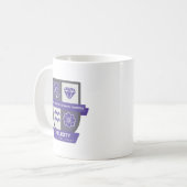 Aquarius Birthday Crest™ for February 1-18 Mug Koffiemok (Voorkant links)