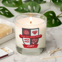 Aquarius Birthday Crest™ for January 20-31 Candle