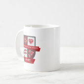 Aquarius Birthday Crest™ for January 20-31 Mug (Devant gauche)