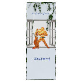 Aquarius Birthday Wijn Cadeautas (Voorkant)