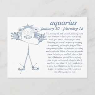 Aquarius [ - BitchScope -] Briefkaart