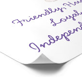 Aquarius - Boy Horoscope Poster (Hoek)