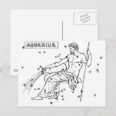 Aquarius Briefkaart (Voorkant / Achterkant)