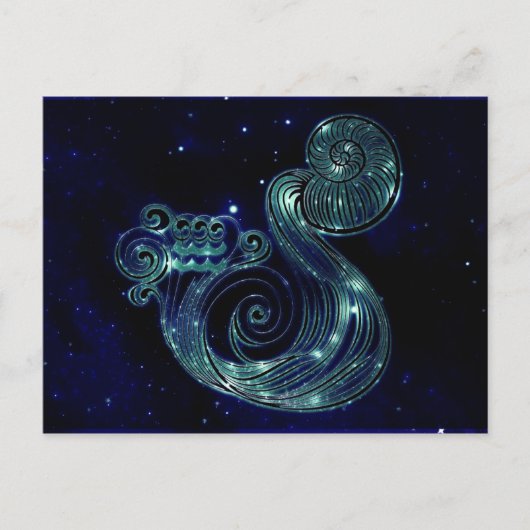 Aquarius Briefkaart (Voorkant)