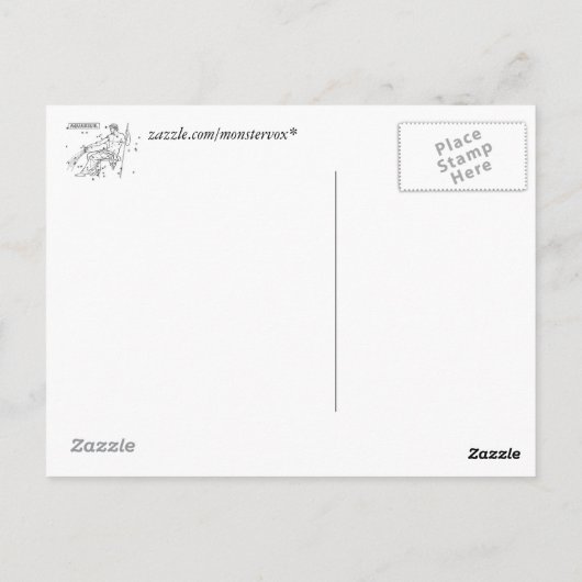 Aquarius Briefkaart (Achterkant)